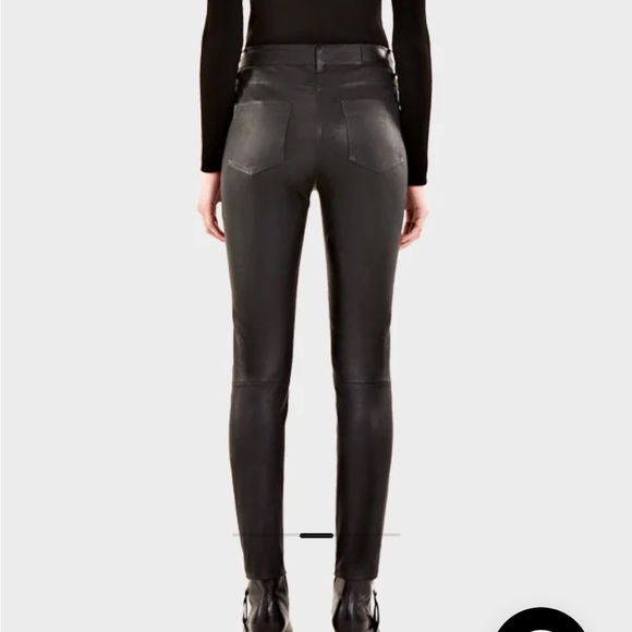 Rudsak MERCEDES WOMEN'S LEATHER PANTS Black - Picture 3 of 10